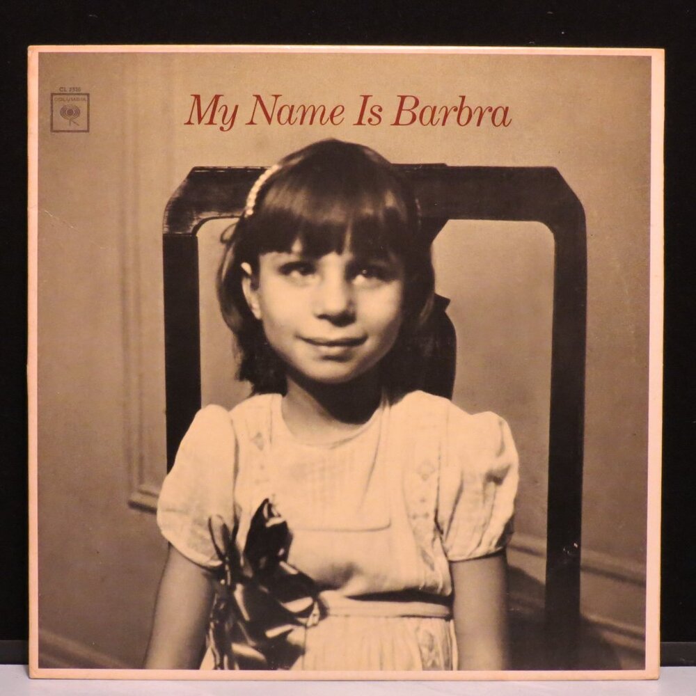 Barbra Streisand My Name Is Barbra LP 1965 Columbia CL 2336 EX/VG+ Vinyl Record.